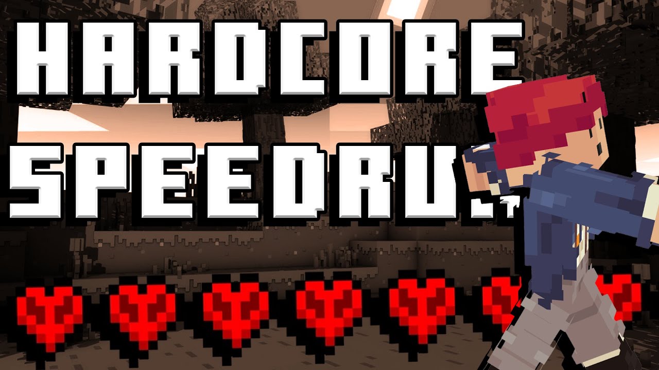 HARDCORE SPEEDRUN - MINECRAFT - YouTube