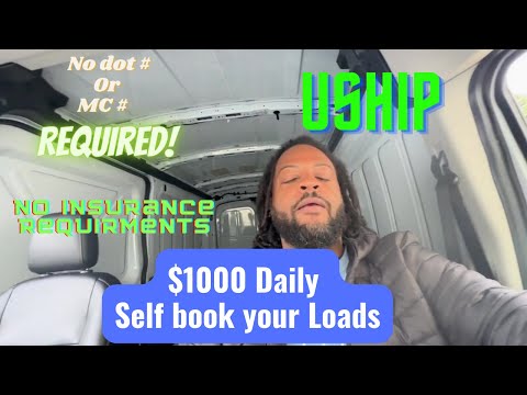 Make Over $1000 Daily With this Self Booking Carrier Website For Cars, Vans, SUV, Trucks