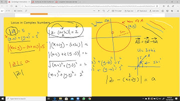 Locus in Complex Numbers 1 of 4/ Pure Maths 3.
