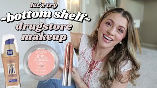 Let's try all that ✨ OVERLOOKED ✨ makeup at the drugstore!