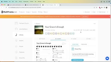 Download Charts from MultiTracks.com