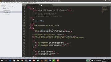 Tutorial CSS Dasar-Mengenal Jenis Jenis Selector Dan Internal CSS, Inline External CSS