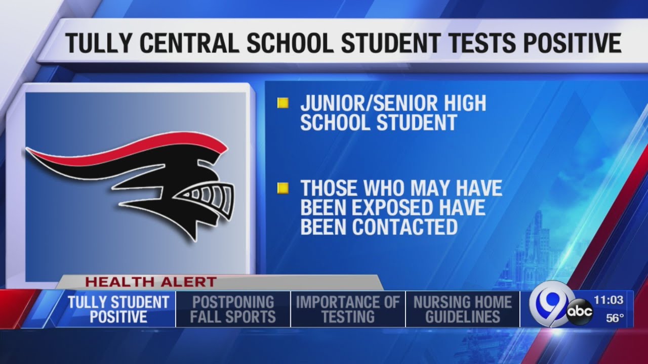Tully Central School student tests positive for COVID19 YouTube