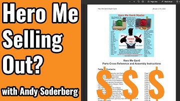The Hero Me Gen 6 docs are not free anymore? - With Andy MediaMan3D Soderberg