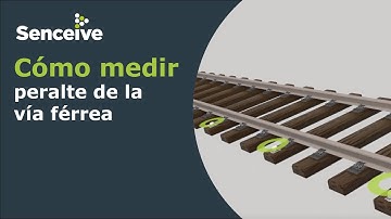 Cómo medir peralte de la vía férrea - Senceive