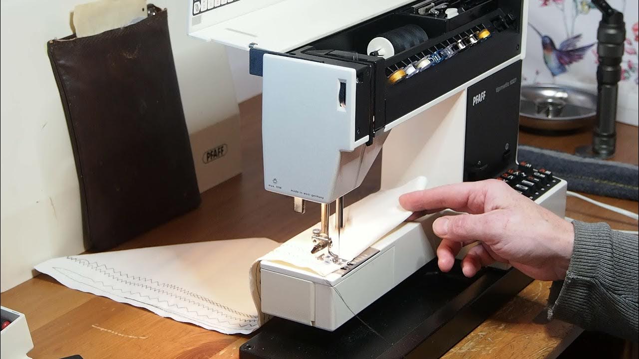 Pfaff tipmatic 1027 perustesti YouTube