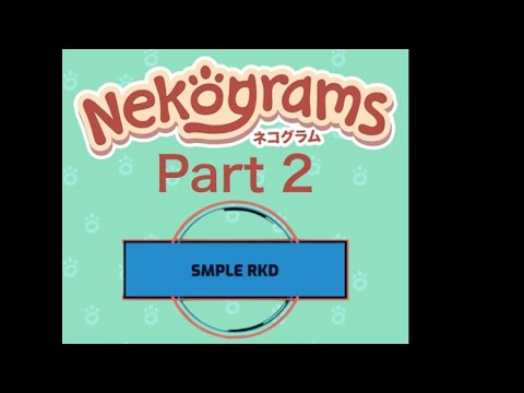 Nekograms Part 2 1-40 All Solutions - YouTube