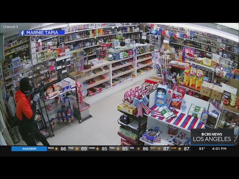 Caught on camera: Convenience store owner shoots attempted robbery suspect