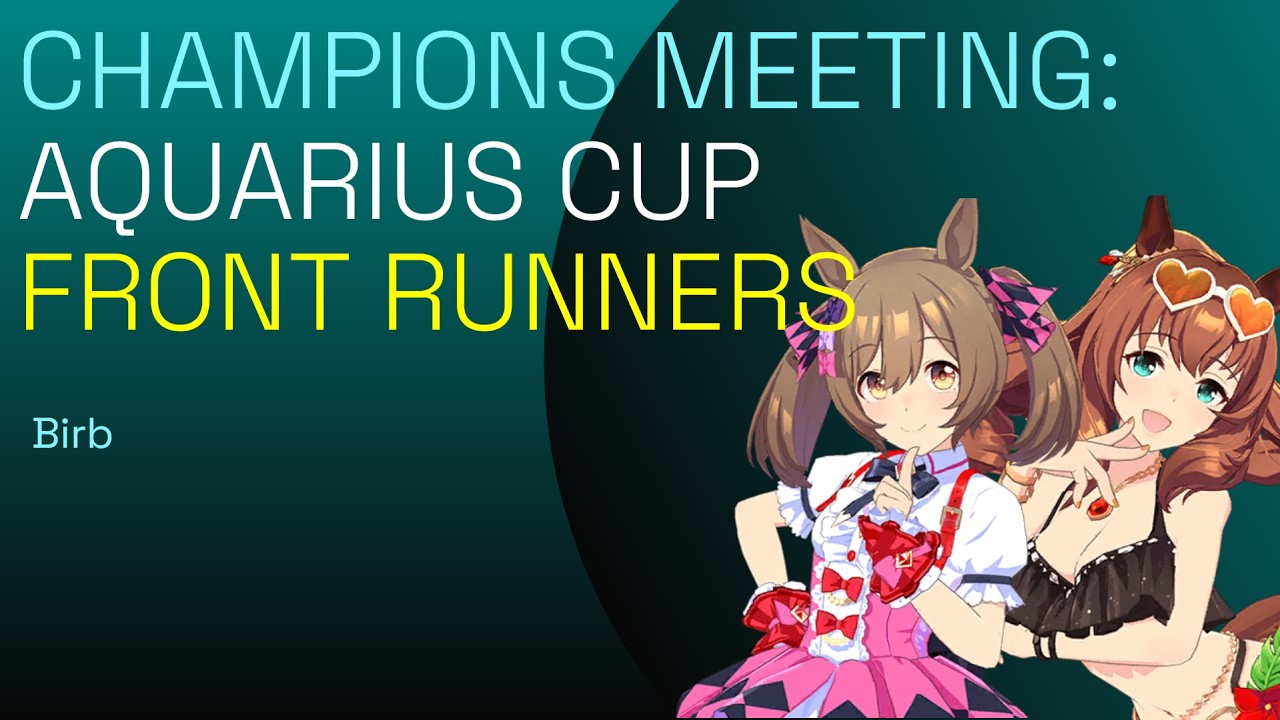 AQUARIUS CUP - Front Runner Guide