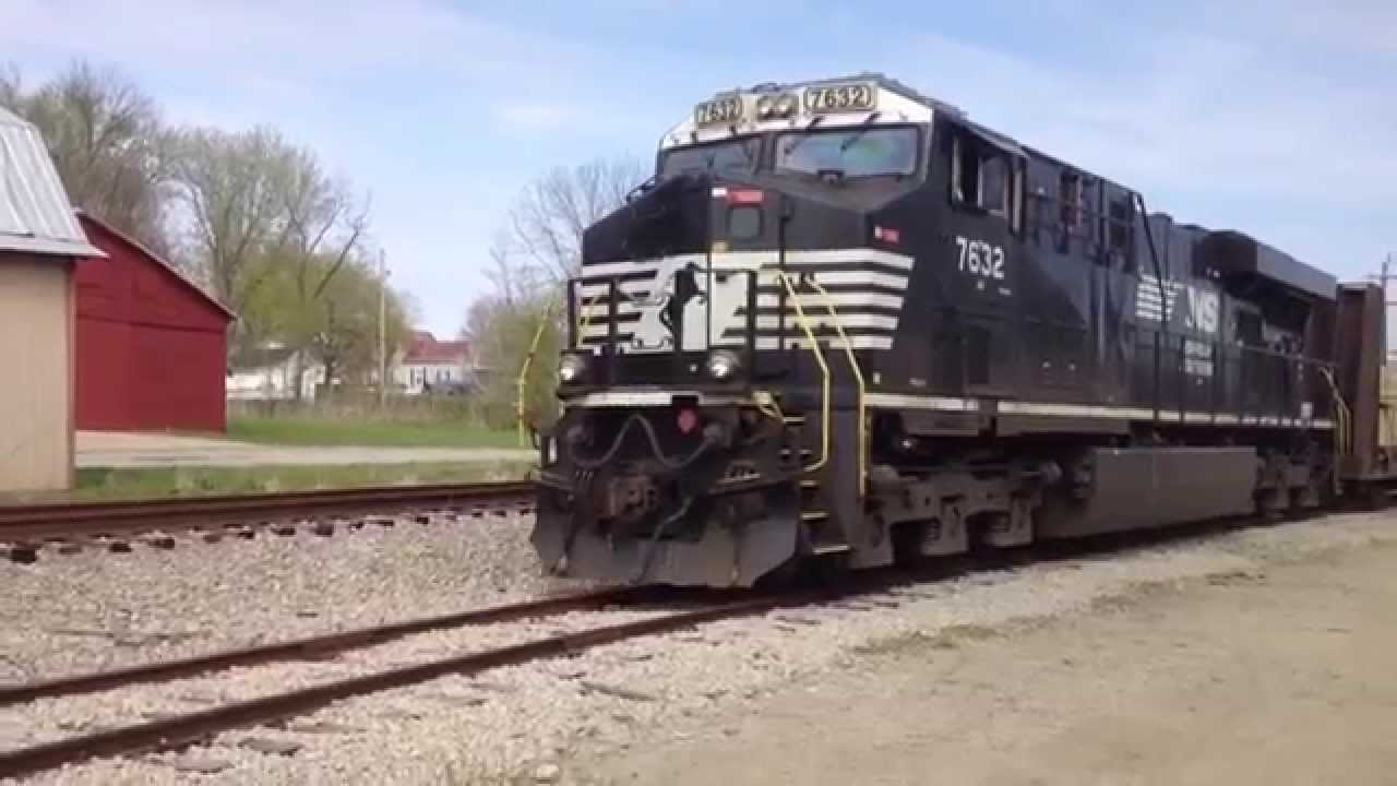 Last Norfolk Southern Train On Cincinnati Line!   Rare Video!