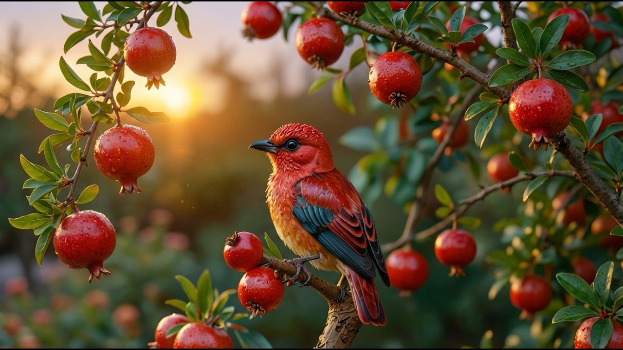 새소리와 잔잔한 피아노 선율에 몸을 맡겨 편안한 시간을 보내세요.