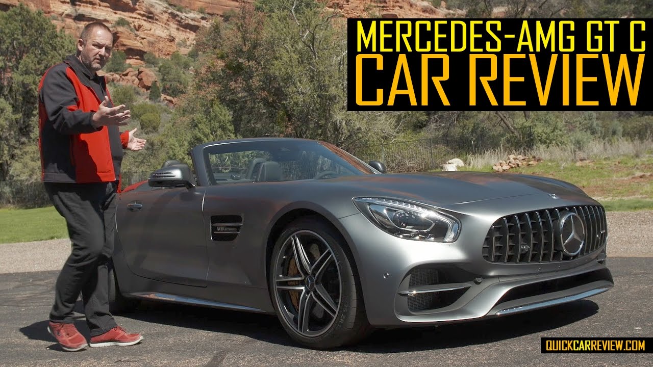 CAR REVIEW: 2017 Mercedes-AMG GT C Roadster Test Drive - YouTube