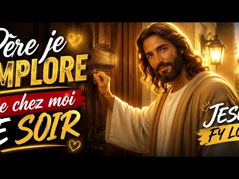 Pere je t'implore passe chez moi ce soir jesus. 