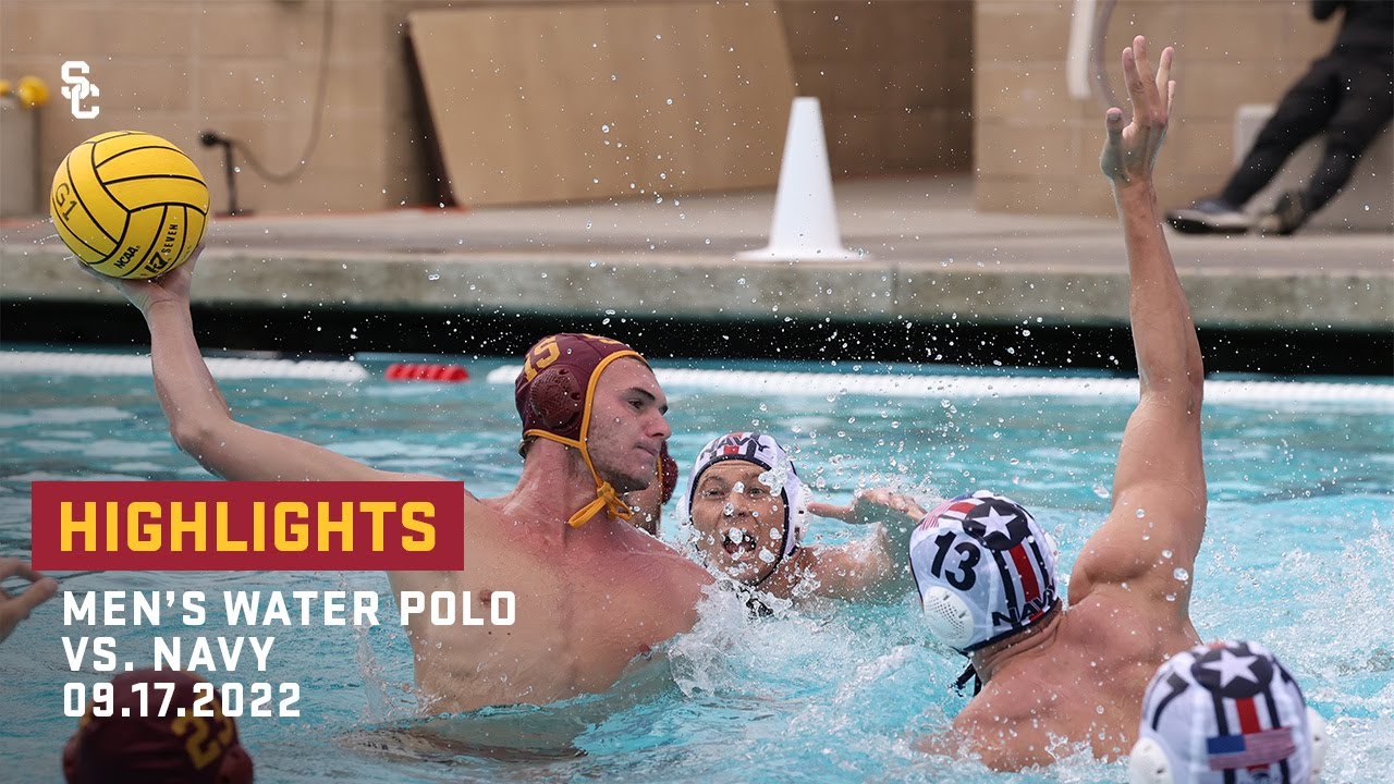 Men's Water Polo USC 14, Navy 5 Highlights (9/17/22) YouTube