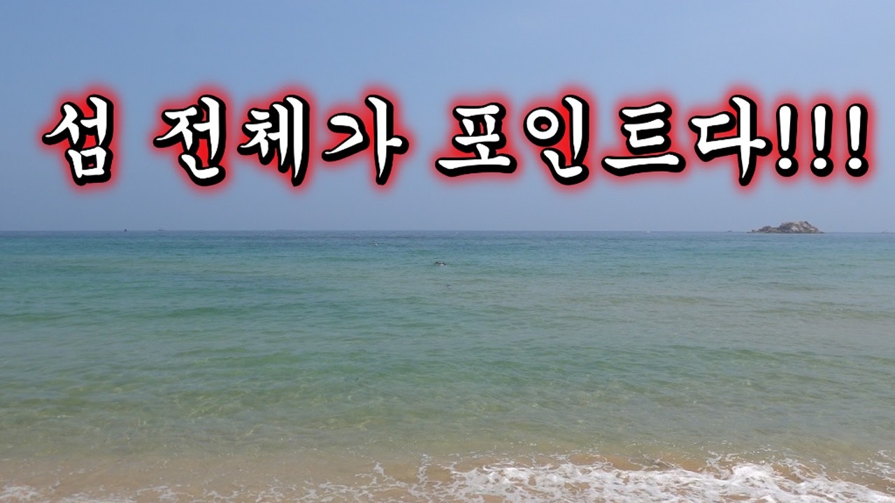 이게 최북단 수중섬이다!! 대박이다 최고급 녀석들이 꽉찼다 !
