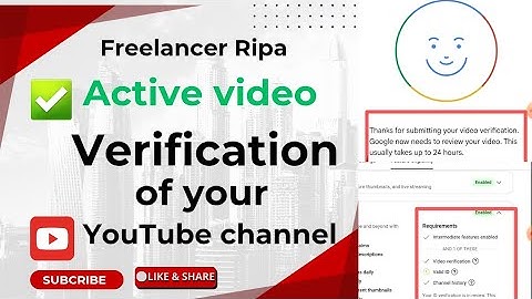 Youtube channel face verification 2025.#youtubetips