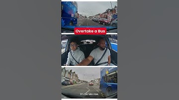 HOW TO "OVERTAKE" A BUS #driving #overthinking