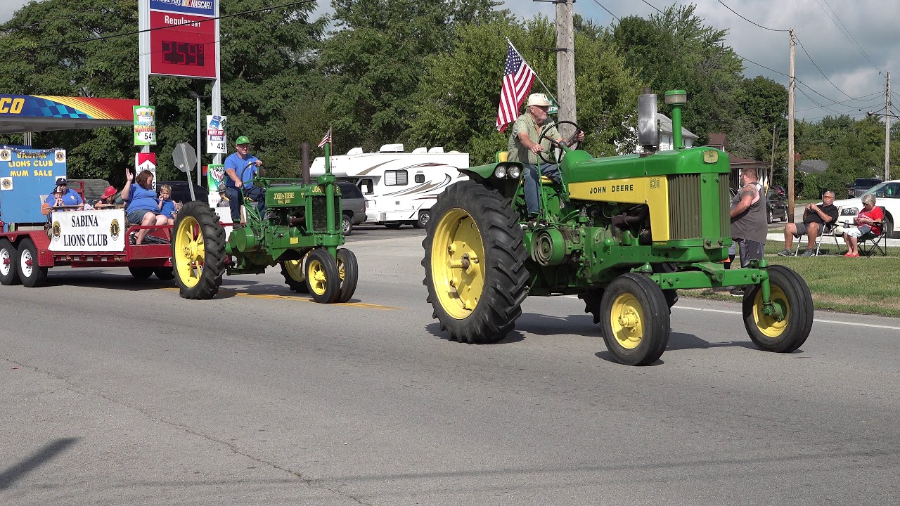 2019 Labor Day Parade Sabina, Ohio YouTube