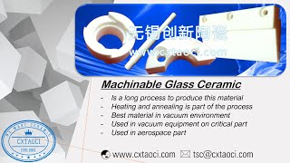 13 Machinable Glass Ceramic