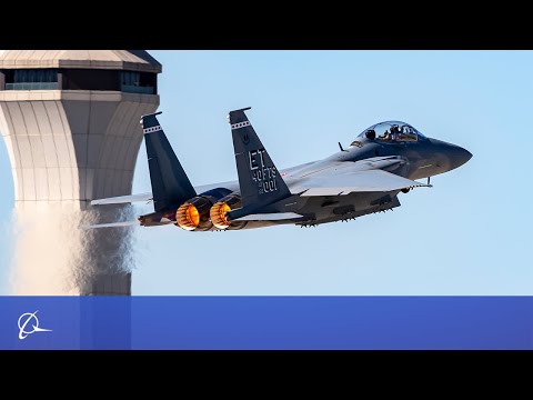 Видео: Зураг дээрээс тэнгэр хүртэл. Пентагоны Боинг F-15EX сөнөөгч онгоцууд