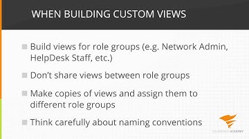 SolarWinds Network Performance Monitor Training: Creating a New View