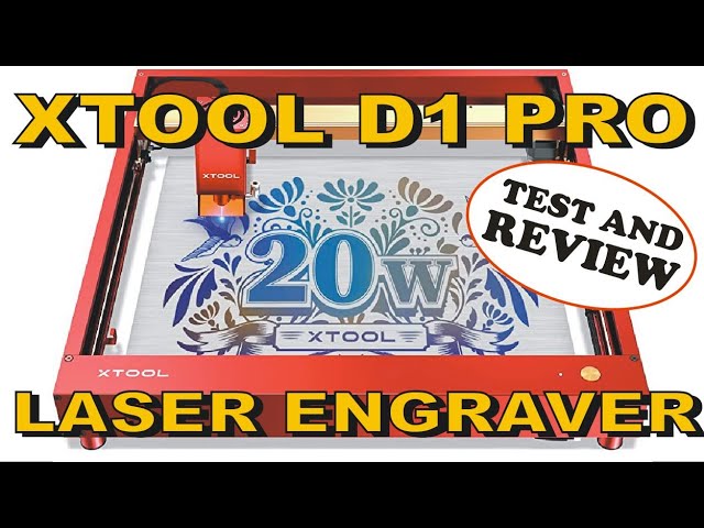 Creative Space Xtool D1 Laser Test Files Engrave Test Cut Test 