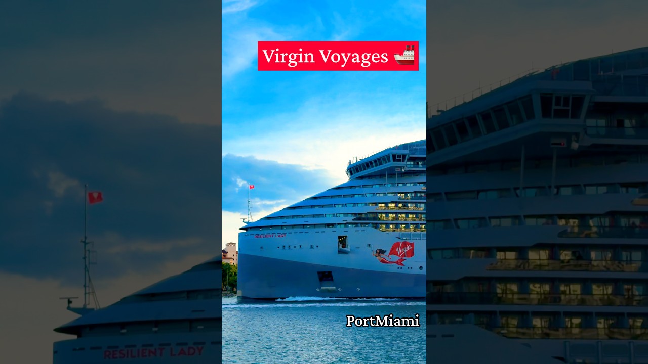 Resilient Lady departs PortMiami 🚢 #cruise #travel #vacation #dream