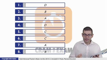 Gold Advanced 2015 Unit 1 p15 Multiple Choice Cloze