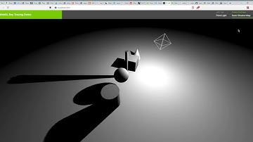 WebGL Ray Tracing Demo v0.1