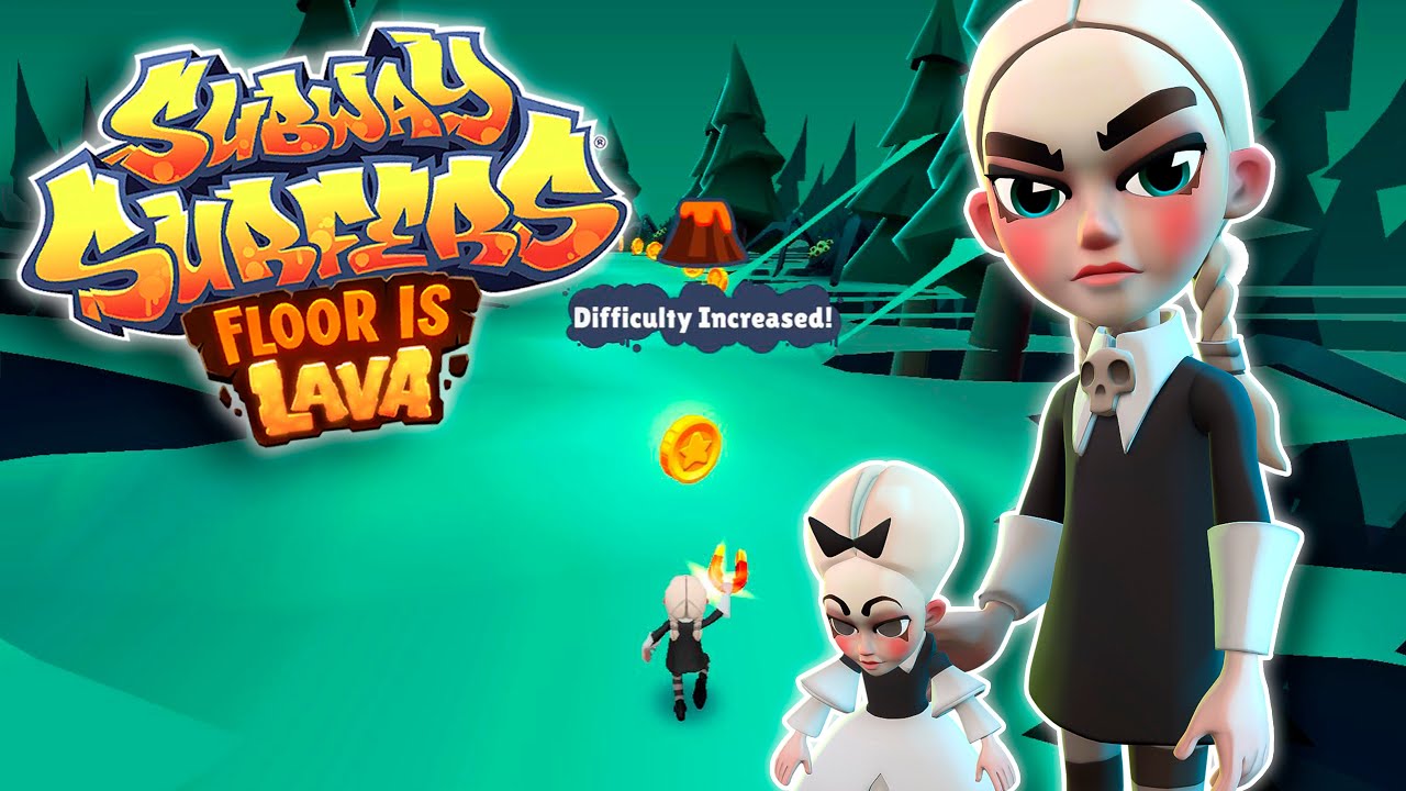 Floor Is Lava - No Floor Challenge! Subway Surfers Haunted Hood 2023