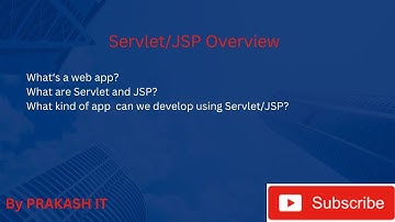 02-Servlet JSP Overview