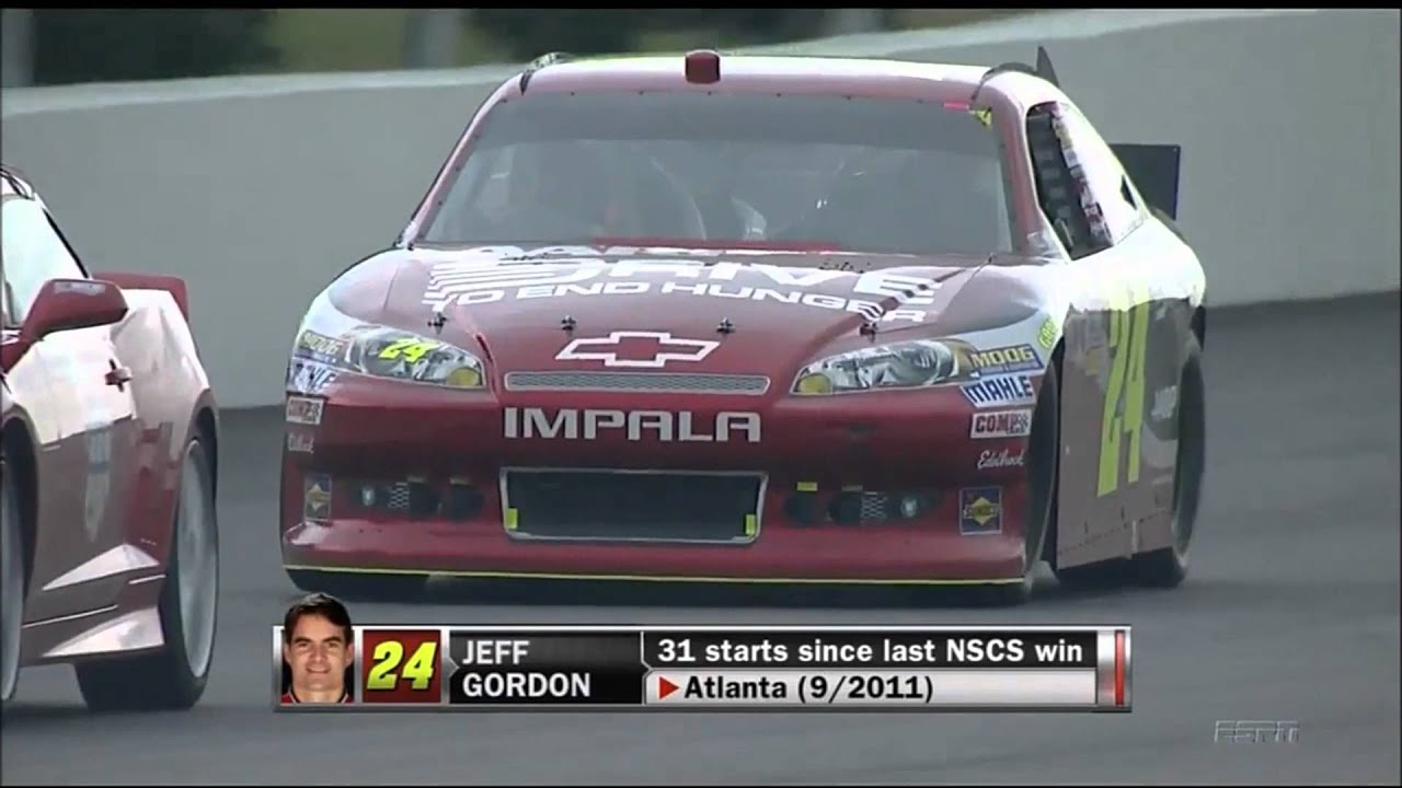 Jeff Gordon Career Win #86 2012 Pennsylvania 400 Finish HD