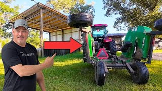 I fixed this batwing mower for FREE! Now everyone will try it!