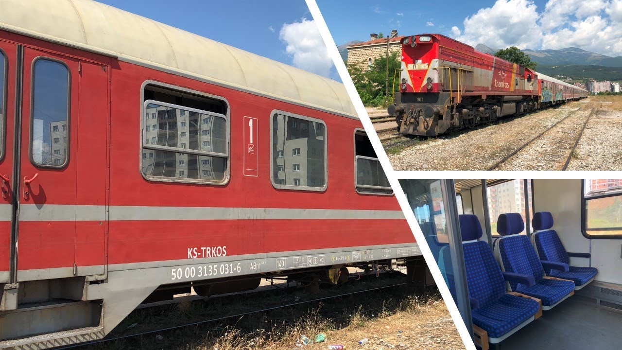Eisenbahn im Kosovo: Mitfahrt im letzten Personenzug Pristina - Peja im ex DB Regio n-Wagen