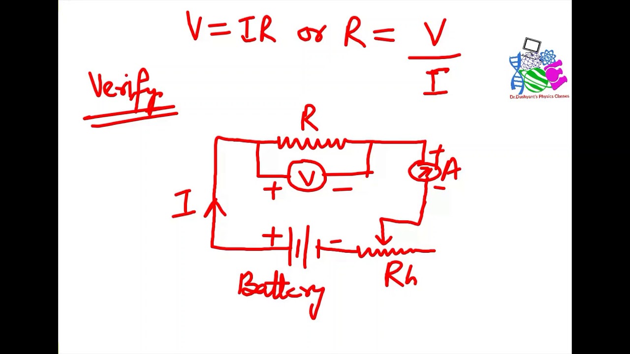 10th class Current Electricity Ohm's Law Experimental Verification