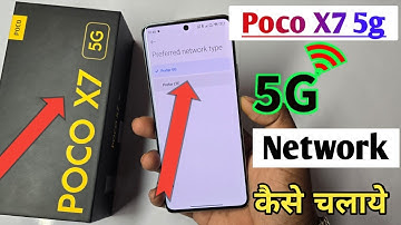 Poco x7 5g network setting, how to get 5g network in Poco x7, how to set up Poco x7 5g