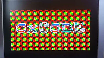 50fps MODE 2 demo effect on Acorn Electron