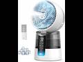 DREO TurboCool Misting Fan 516, 5℉ Drop Cooling Fans that Blow Cold Air, 150°+30° Omni-directional