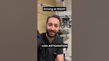 Driving with Astigmatism. Do you have #astigmatism? #optometry #optometrist #eyedoctor #shorts