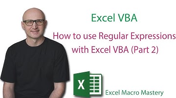How to use Regular Expressions with Excel VBA(Part 2)