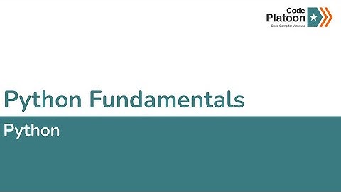 W1D3: Python Fundamentals (2 of 3)