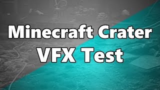 Minecraft Crater - 3DS Max and Boujou Test