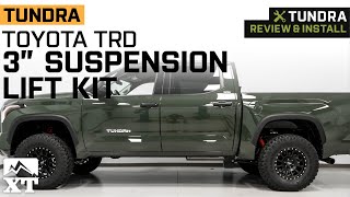 20222023 4WD Tundra Toyota 3Inch TRD Suspension Lift Kit Review & Install