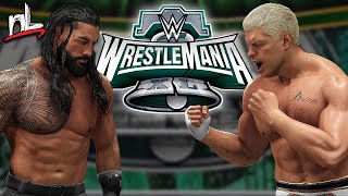 WrestleMania 40: The WWE 2K24 Simulation!