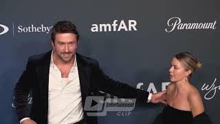 Brandon Sklenar Attends The amfAR Las Vegas Presented By Paramount