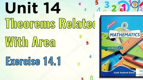 Class 9 Exercise 14.1 Unit 14 Theorems related with area | All questions