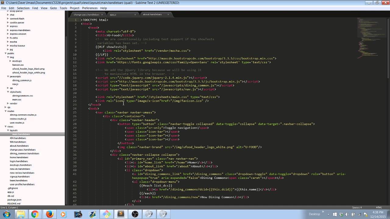 U-Food Source Code Demo - Team Quail - YouTube