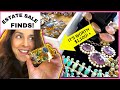 Brilliant day big jewelry designers estate sale thrift with me