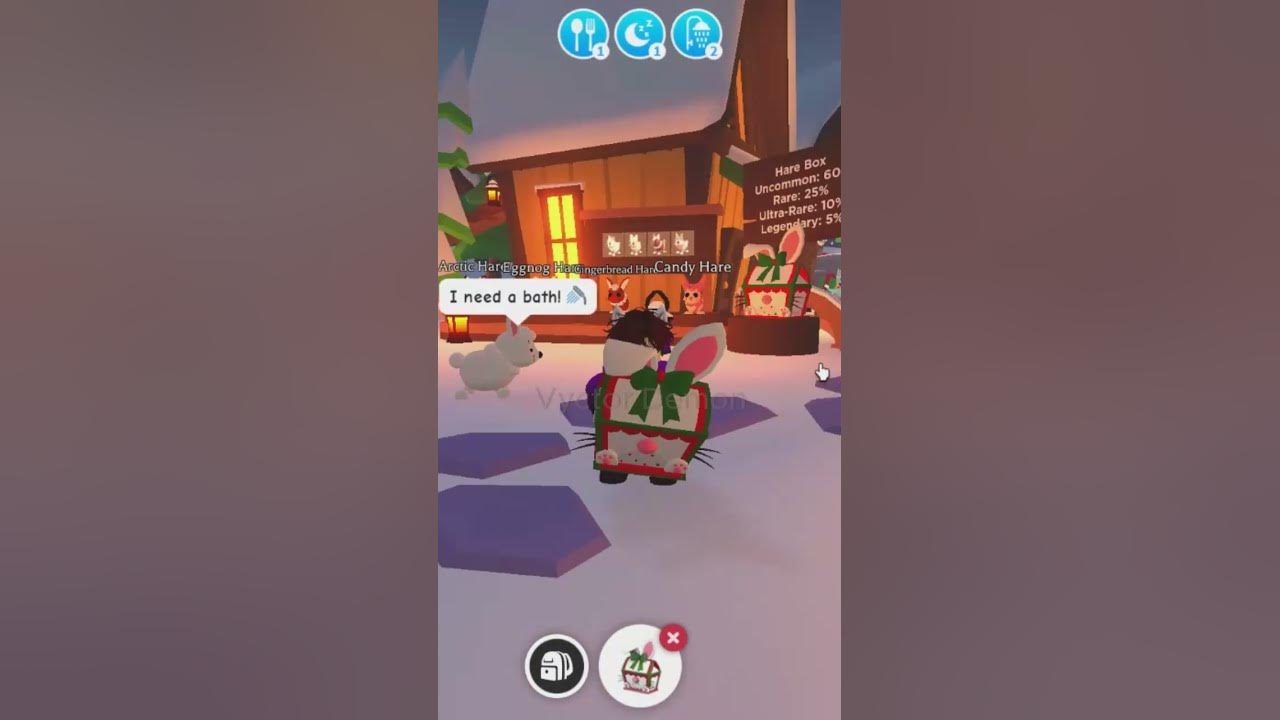Opening a eggnog hare | Adopt Me - YouTube
