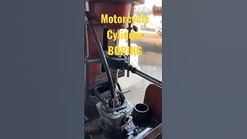 Motorcycle cylinder Boring on #shorts #motorcycle #cylinder #boring #mechanical #tricks #repair